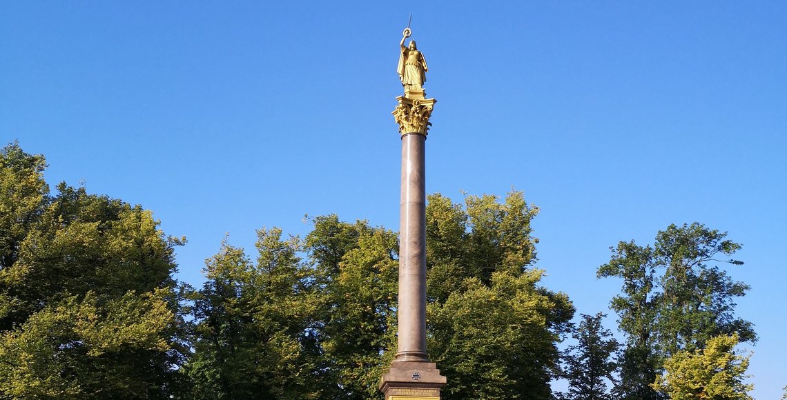 Siegessäule Schwerin - nach der Restauration