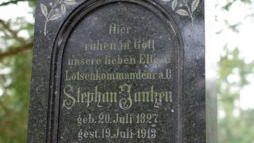 Grab von Stephan Jantzen - St.-Jantzen-Park Warnemünde/ Rostock